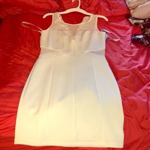 White guess brand new dress . Never worn